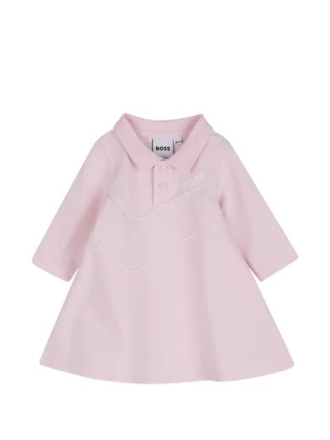 BOSS Kidswear logo-print polo dress