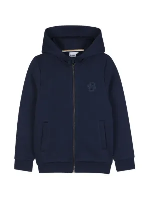 Stone Island Junior ジップ パーカー | ブルー | FARFETCH JP