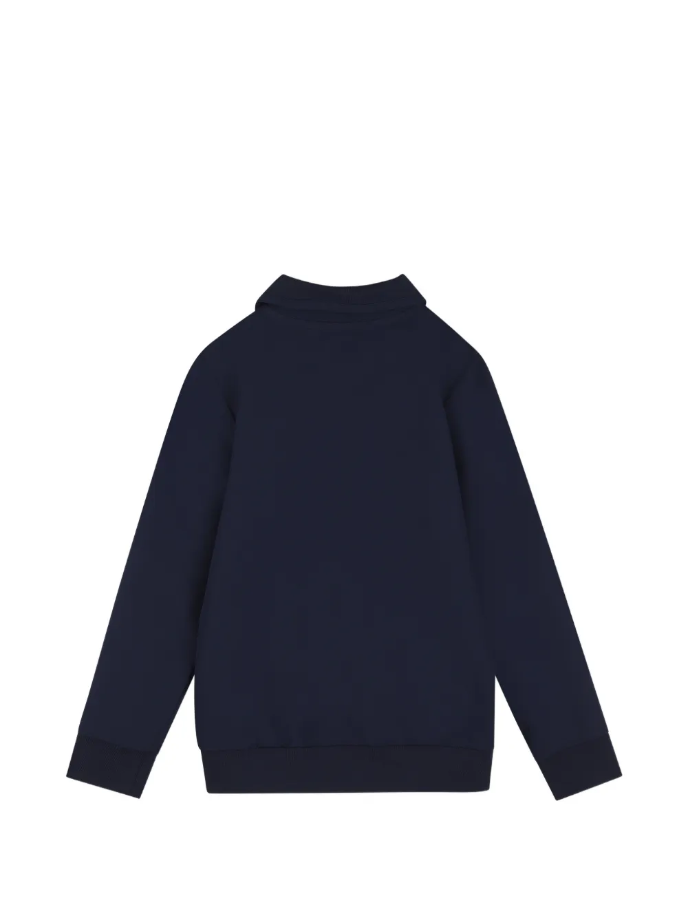 BOSS Kidswear Vest met rits en kraag Blauw
