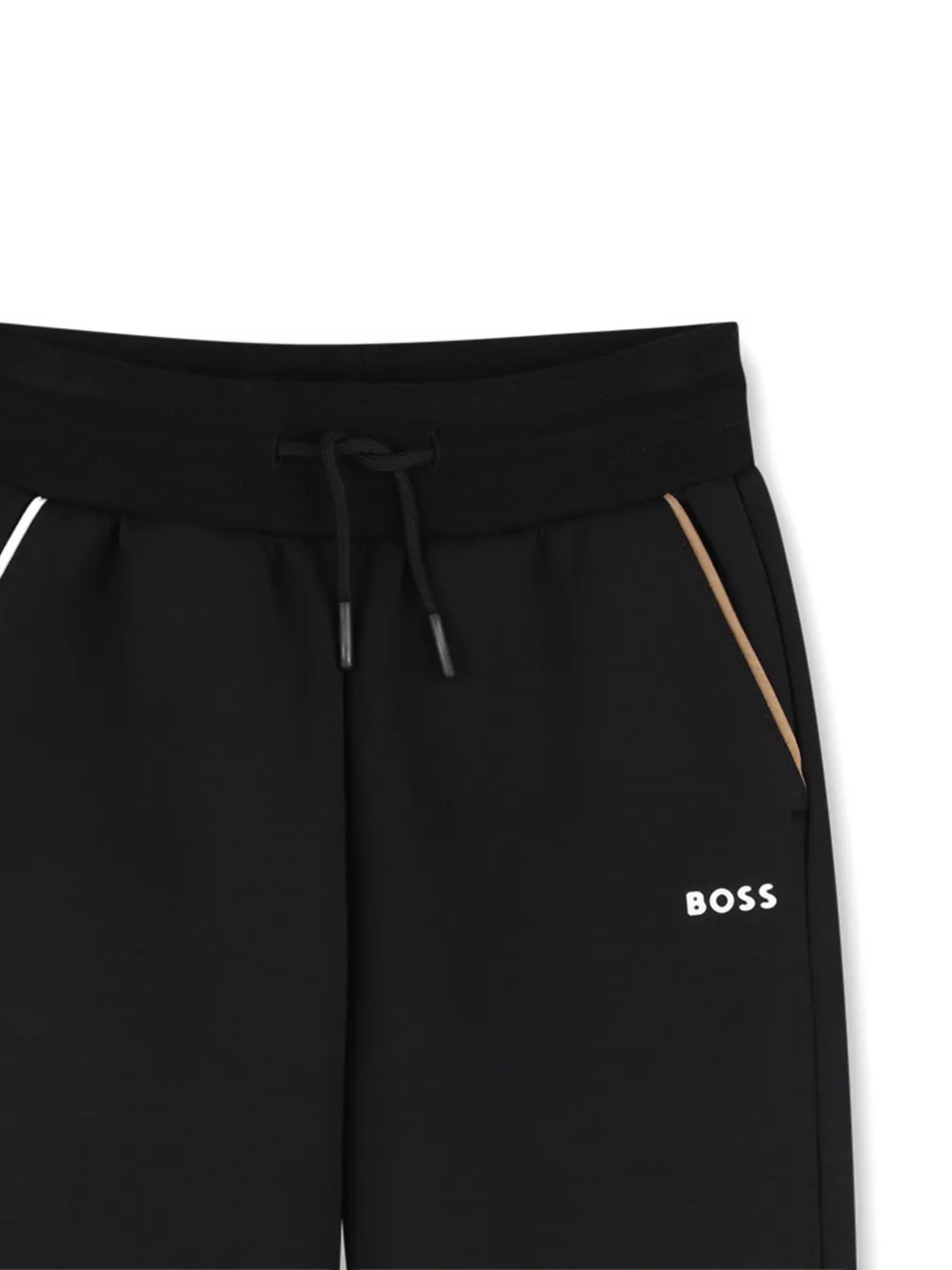 BOSS Kidswear Trainingsbroek met logoprint Zwart