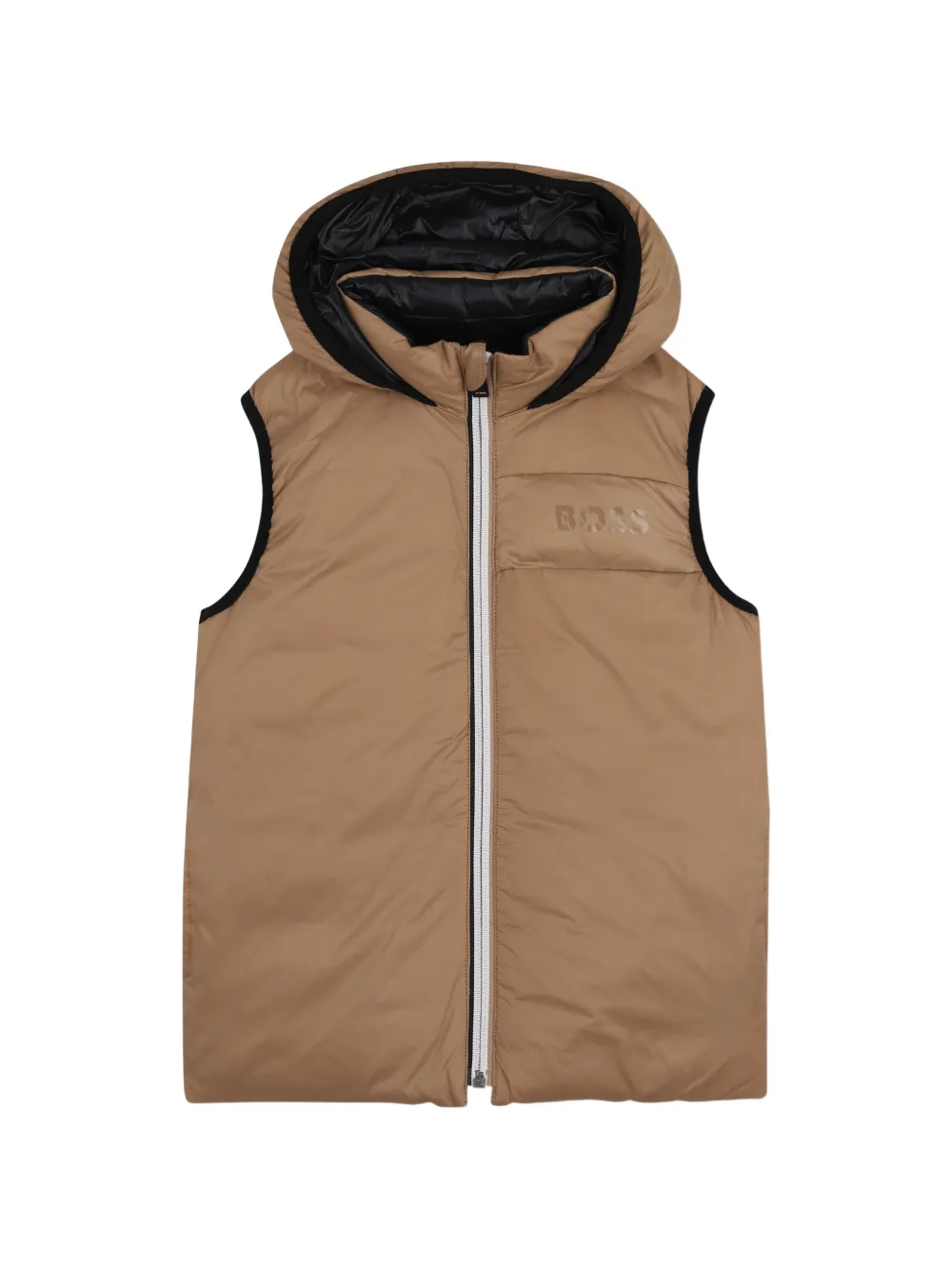 BOSS Kidswear Omkeerbare bodywarmer Zwart