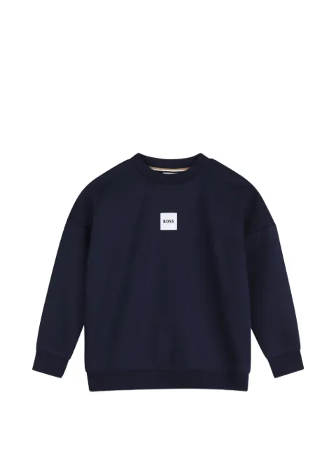 BOSS Kidswear Hoodie mit tiefen Schultern