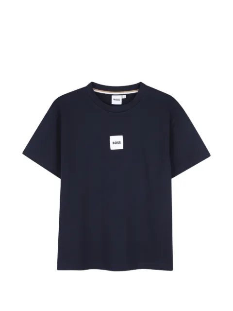 BOSS Kidswear logo-patch T-shirt