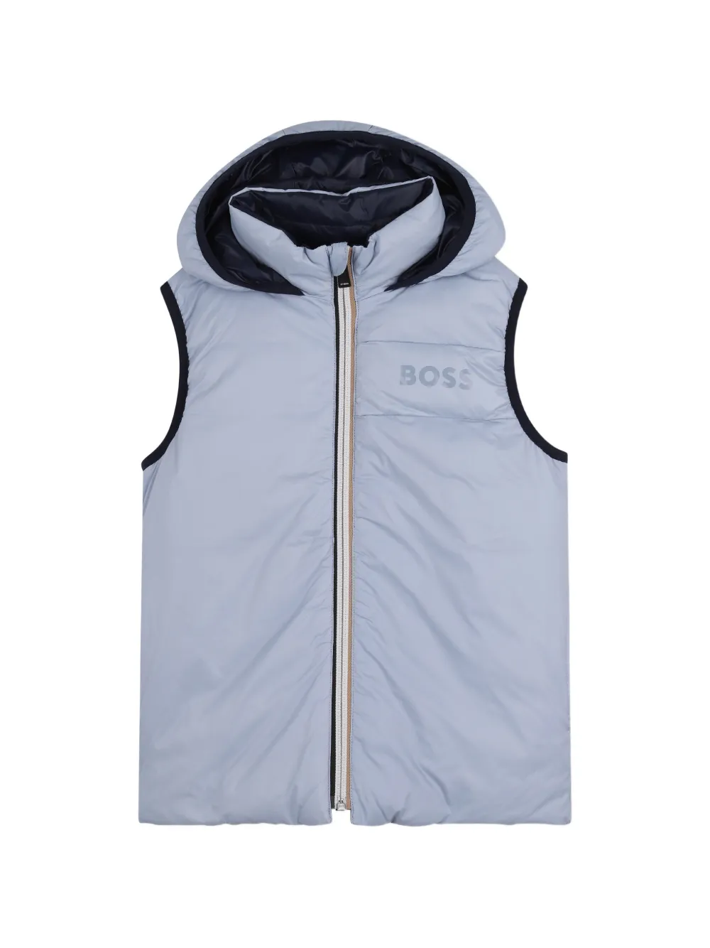 BOSS Kidswear Omkeerbare bodywarmer Blauw