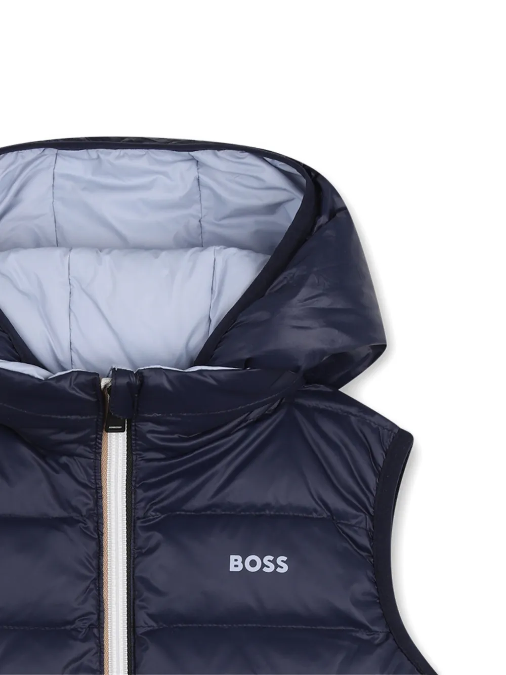 BOSS Kidswear Omkeerbare bodywarmer Blauw
