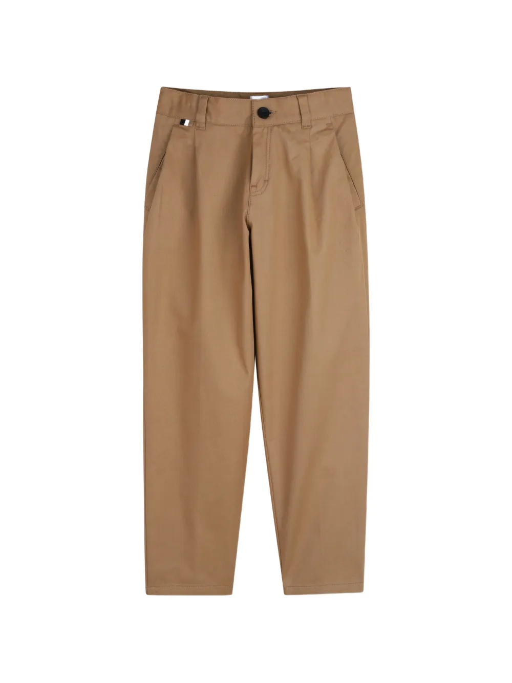 BOSS Kidswear Bundfaltenhose mit geradem Bein - Nude
