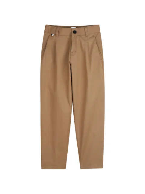 BOSS Kidswear pleated straight-leg trousers