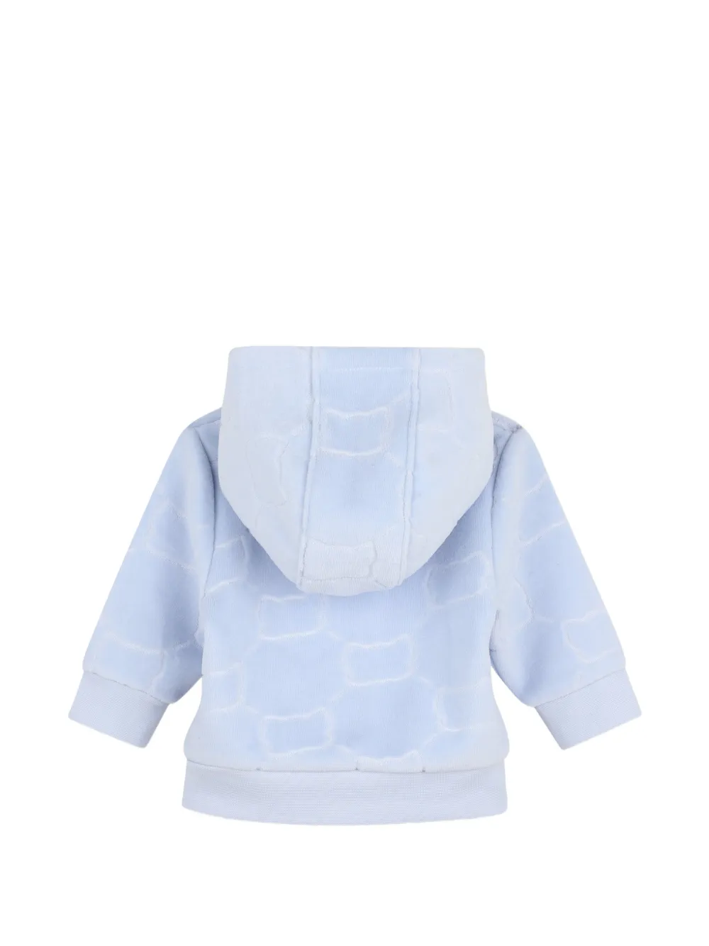BOSS Kidswear Trainingspak met logo-patch en capuchon Blauw