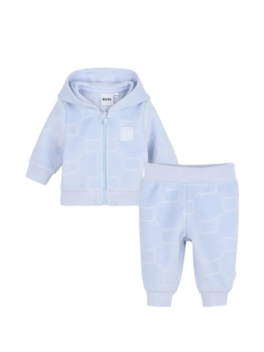 BOSS Kidswear Tuta sportiva con applicazione - Blu