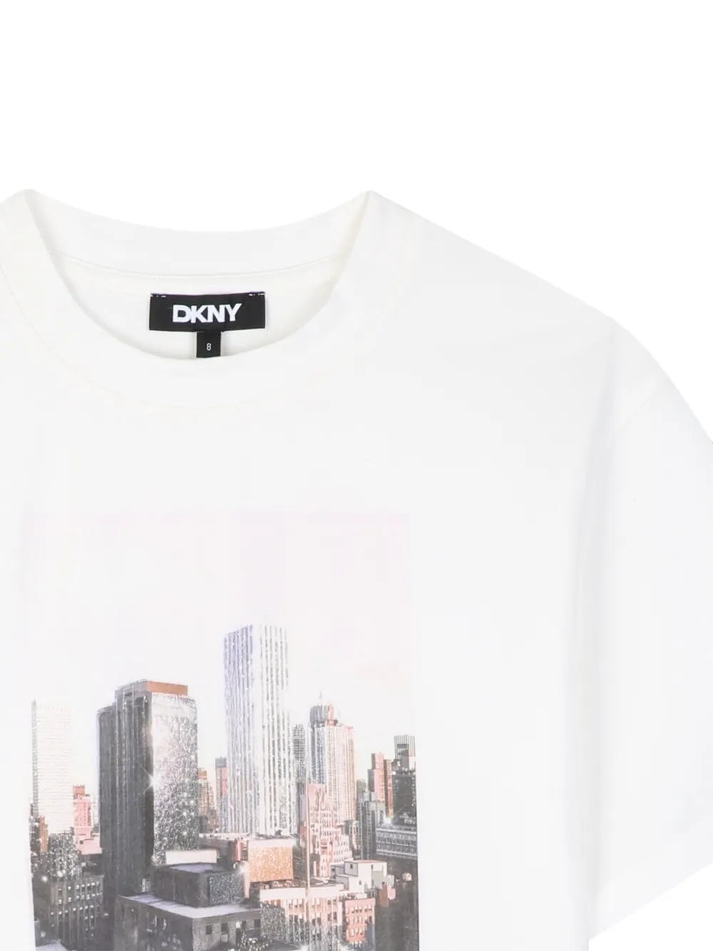 Dkny Kids T-shirt met logoprint Wit