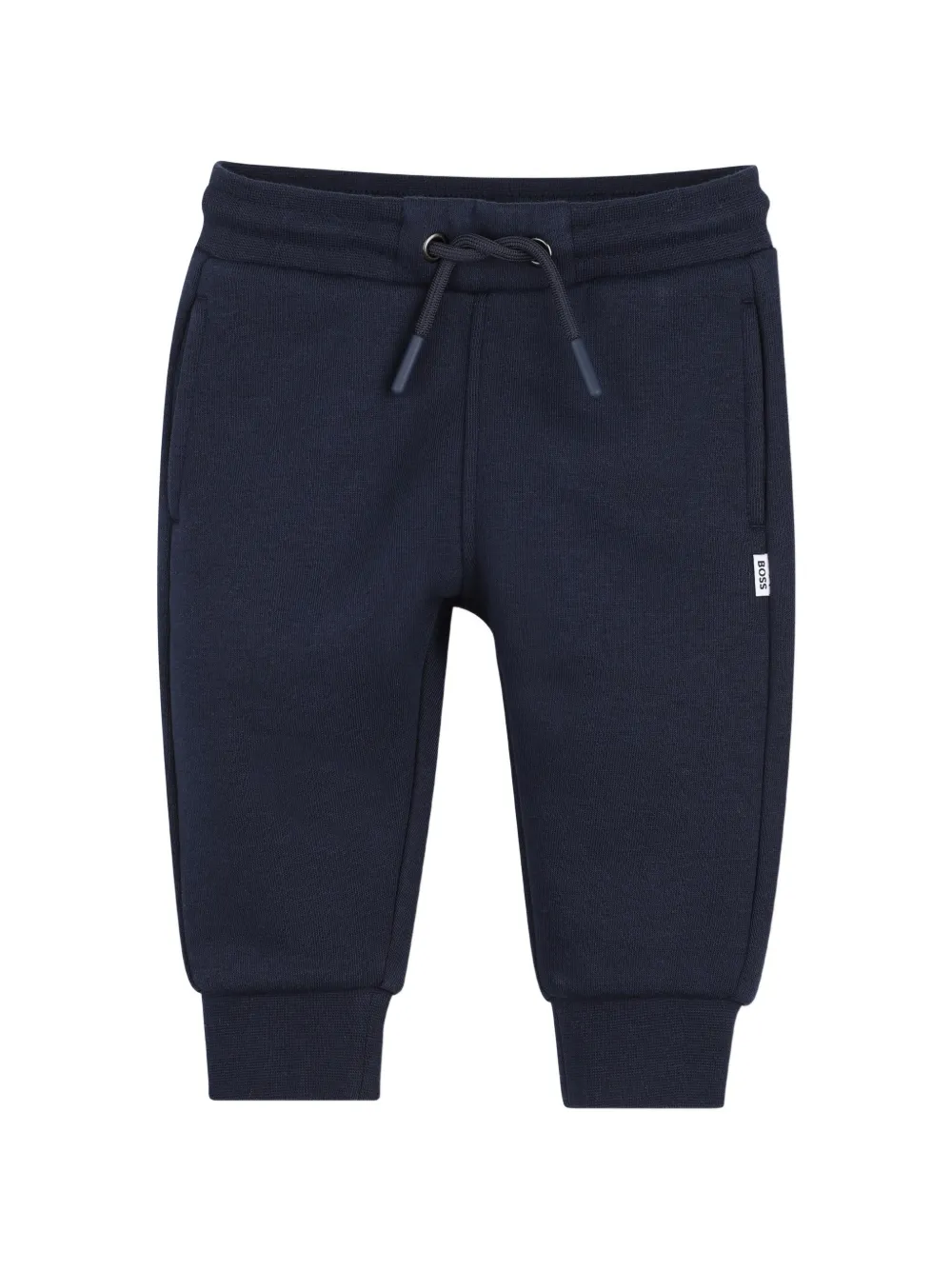 BOSS Kidswear Hoodie en broek met logo-patch Blauw