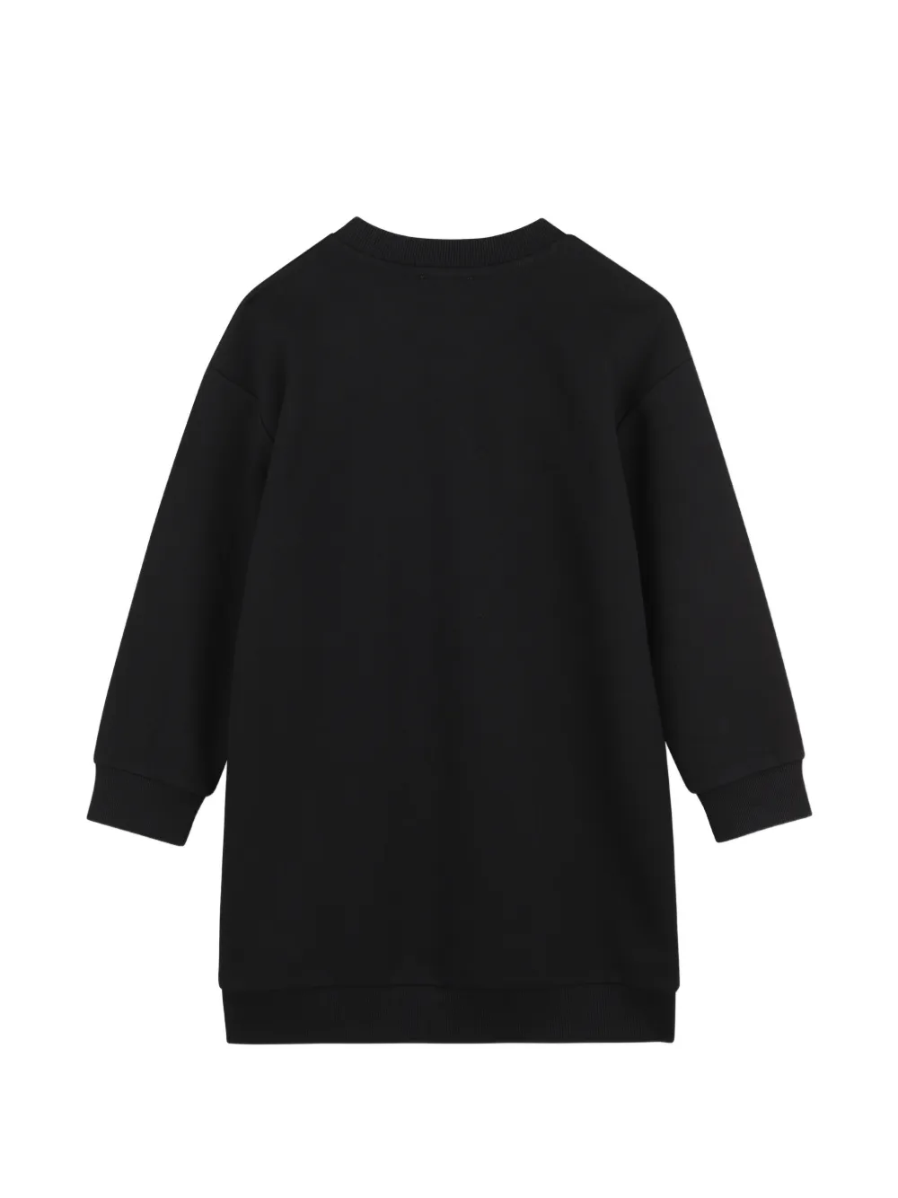 Kenzo Kids Boke Flower logoprinten jurk Zwart