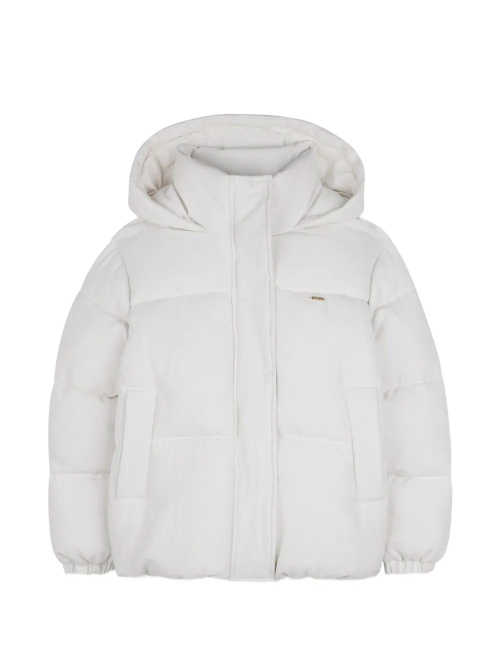 BOSS Kidswear Piumino con cappuccio - Bianco