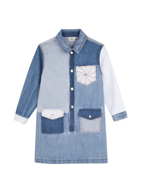 Kids Around patchwork denim dress