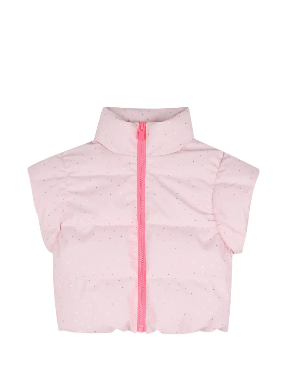Billieblush Gilet imbottito con glitter - Rosa