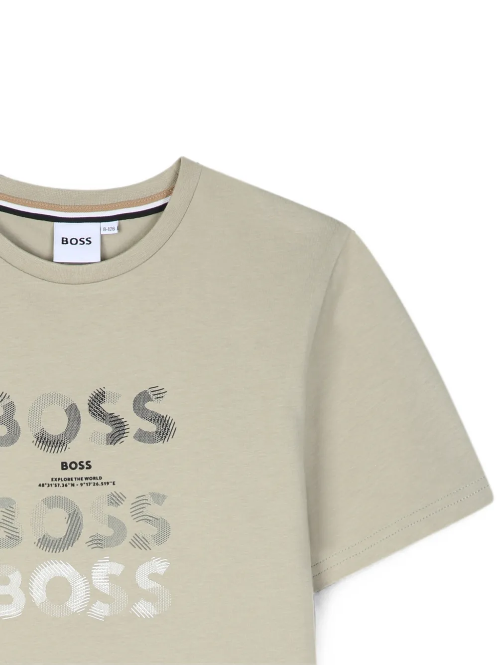 BOSS Kidswear T-shirt Beige