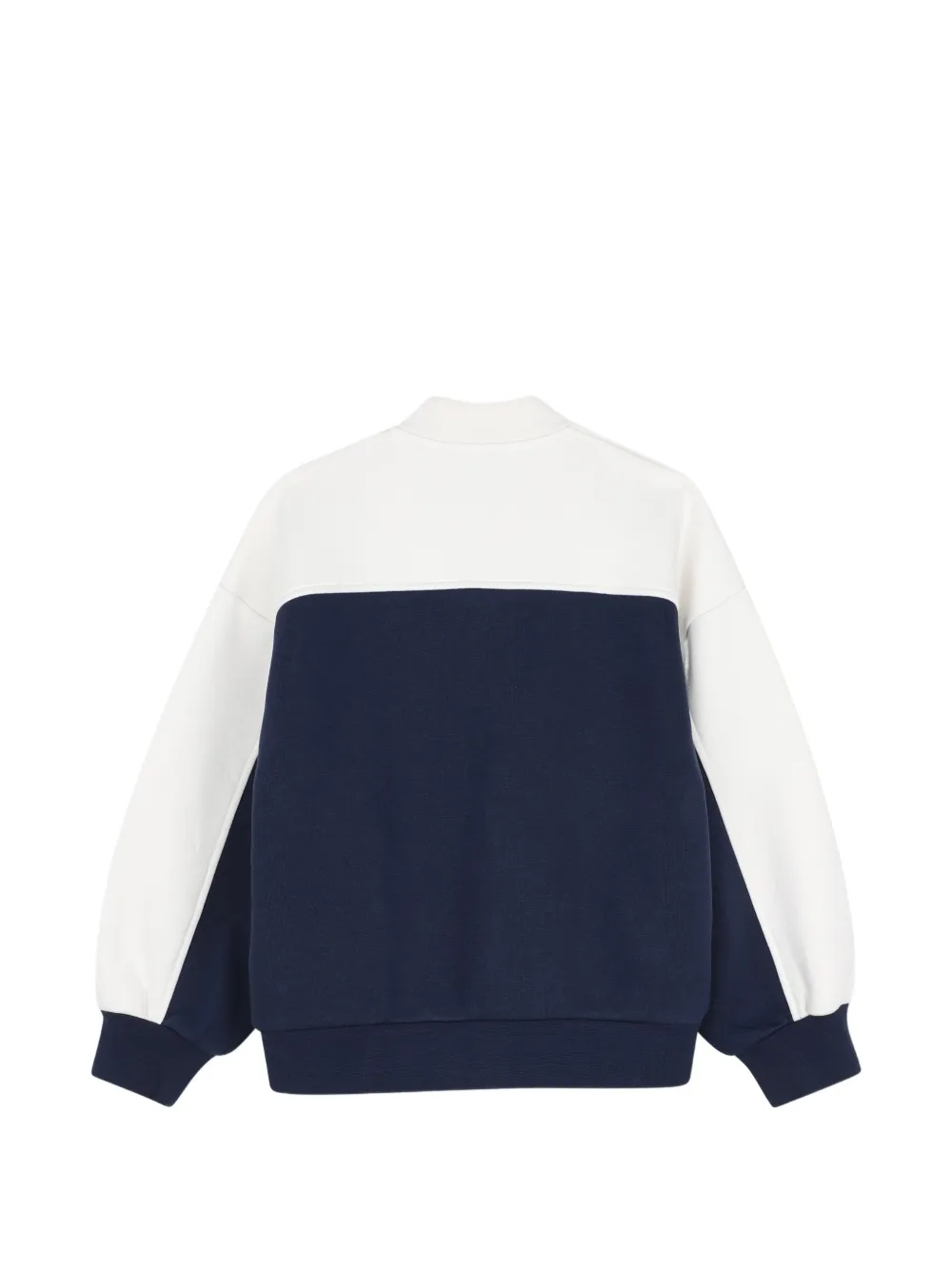 BOSS Kidswear Vest met colourblocking en drukknopen Wit