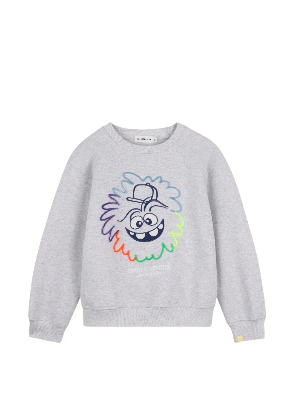 Billieblush Kids' Graphic-print Sweater In Gray