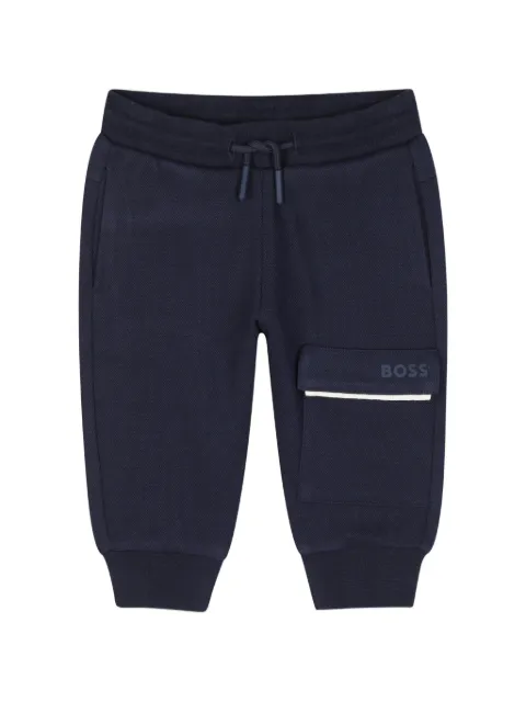 BOSS Kidswear pantalones cargo con logo estampado