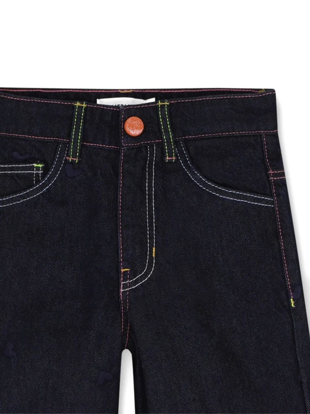 Billieblush Flared jeans met geborduurd hart Blauw