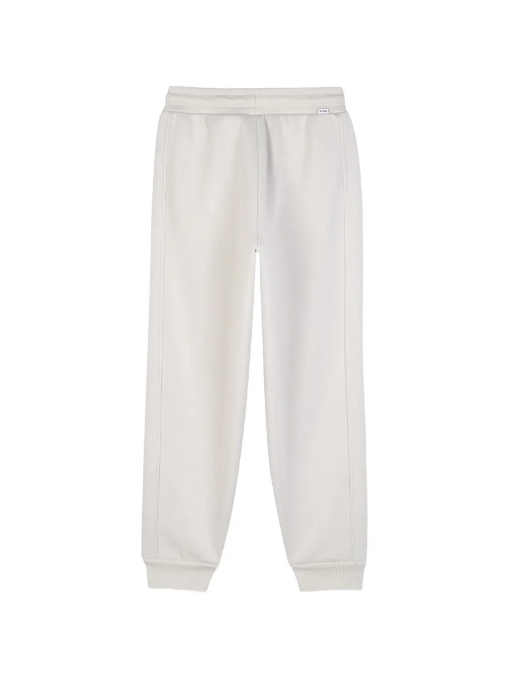 BOSS Kidswear Trainingsbroek met logopatch Beige