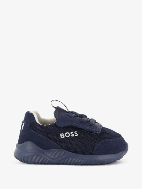 BOSS Kidswear logo印花拼接运动鞋