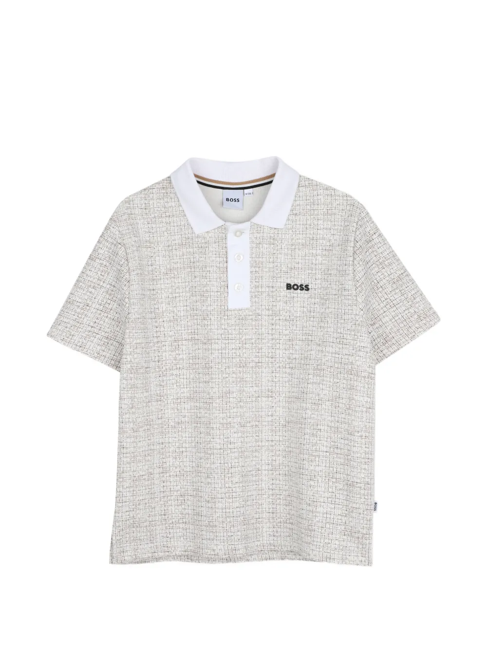 BOSS Kidswear Polo con ricamo - Toni neutri