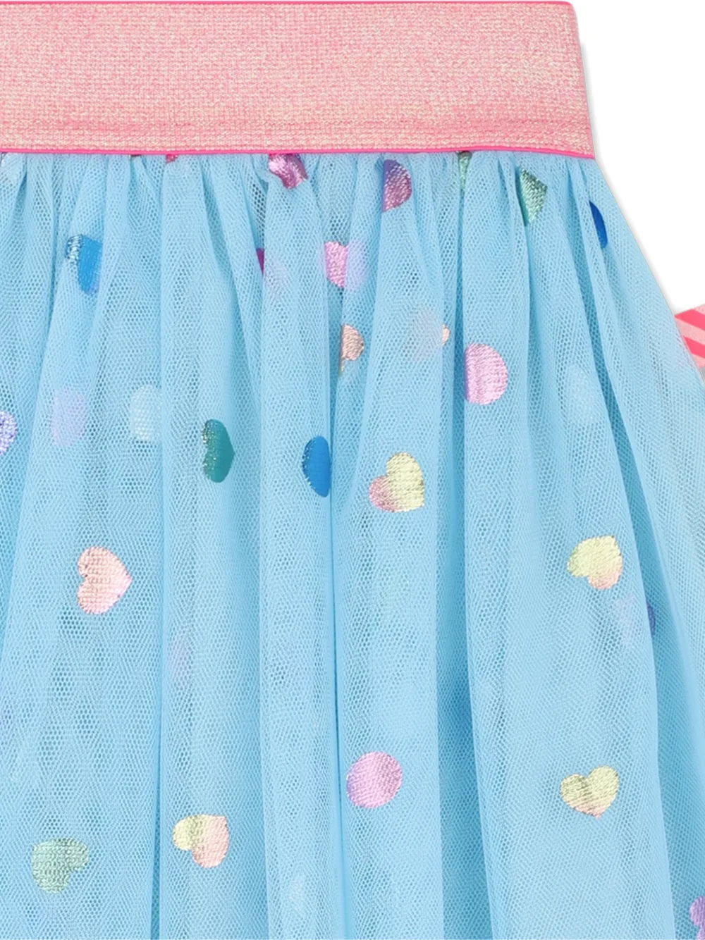 Billieblush Tulen rok met hartprint Blauw