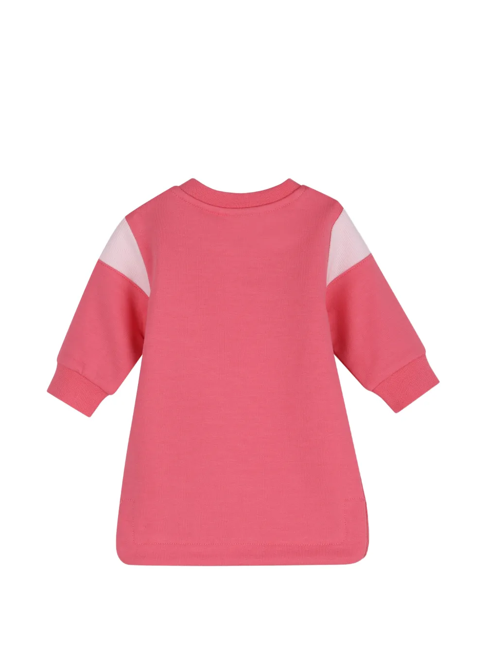 BOSS Kidswear Jurk met colourblocking en zak Roze