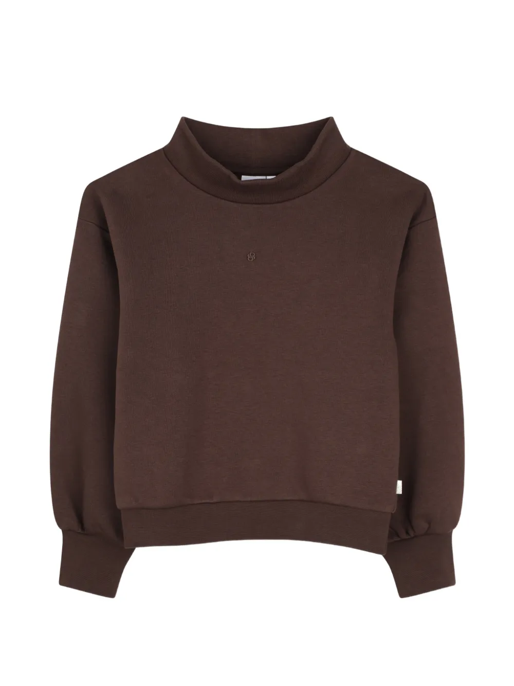 BOSS Kidswear Felpa con logo ricamato - Marrone
