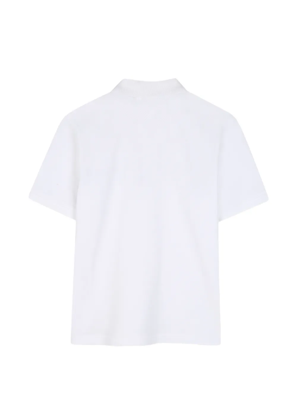 BOSS Kidswear Poloshirt met logoprint Wit