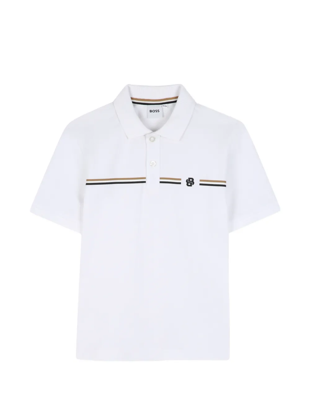 BOSS Kidswear Polo con logo - Bianco