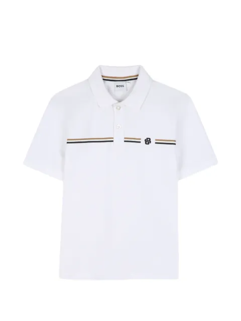 BOSS Kidswear Poloshirt mit Logo-Print