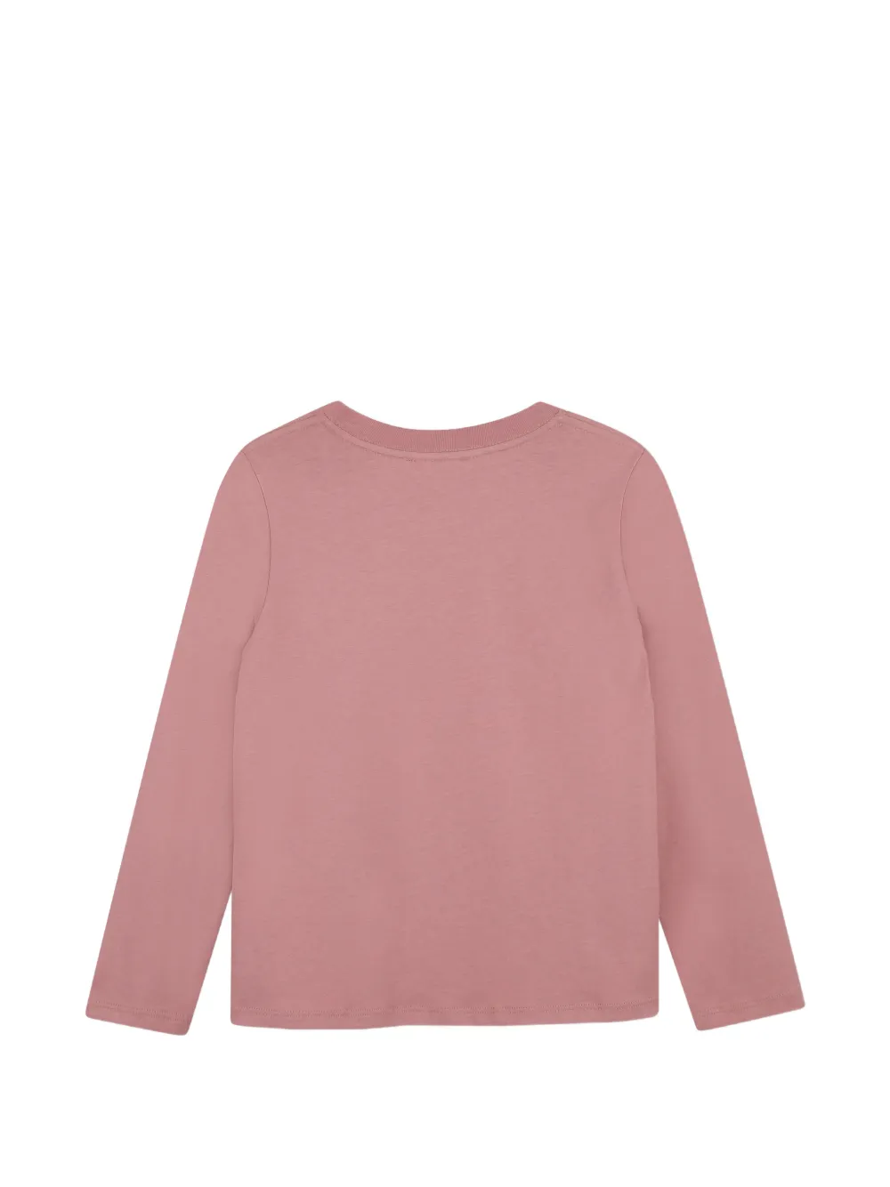 Chloé Kids T-shirt met lange mouwen en logo-print Roze