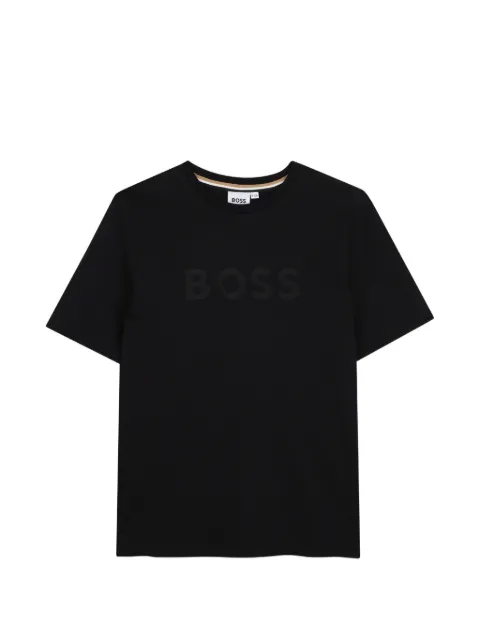 BOSS Kidswear kortærmet T-shirt med logomærke