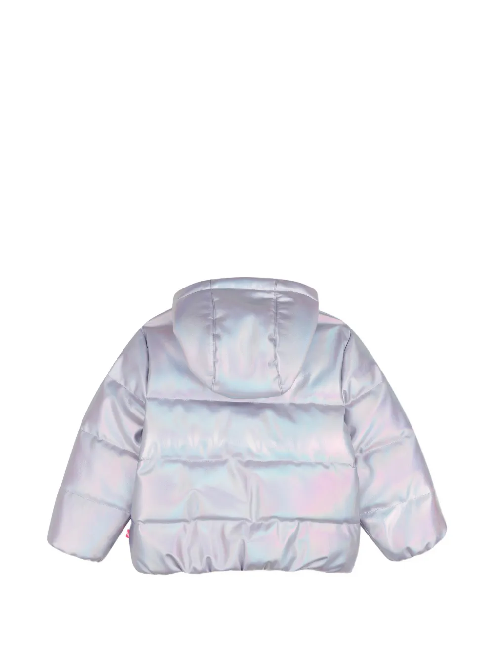 Billieblush Donsjack verfraaid met parels en capuchon Paars