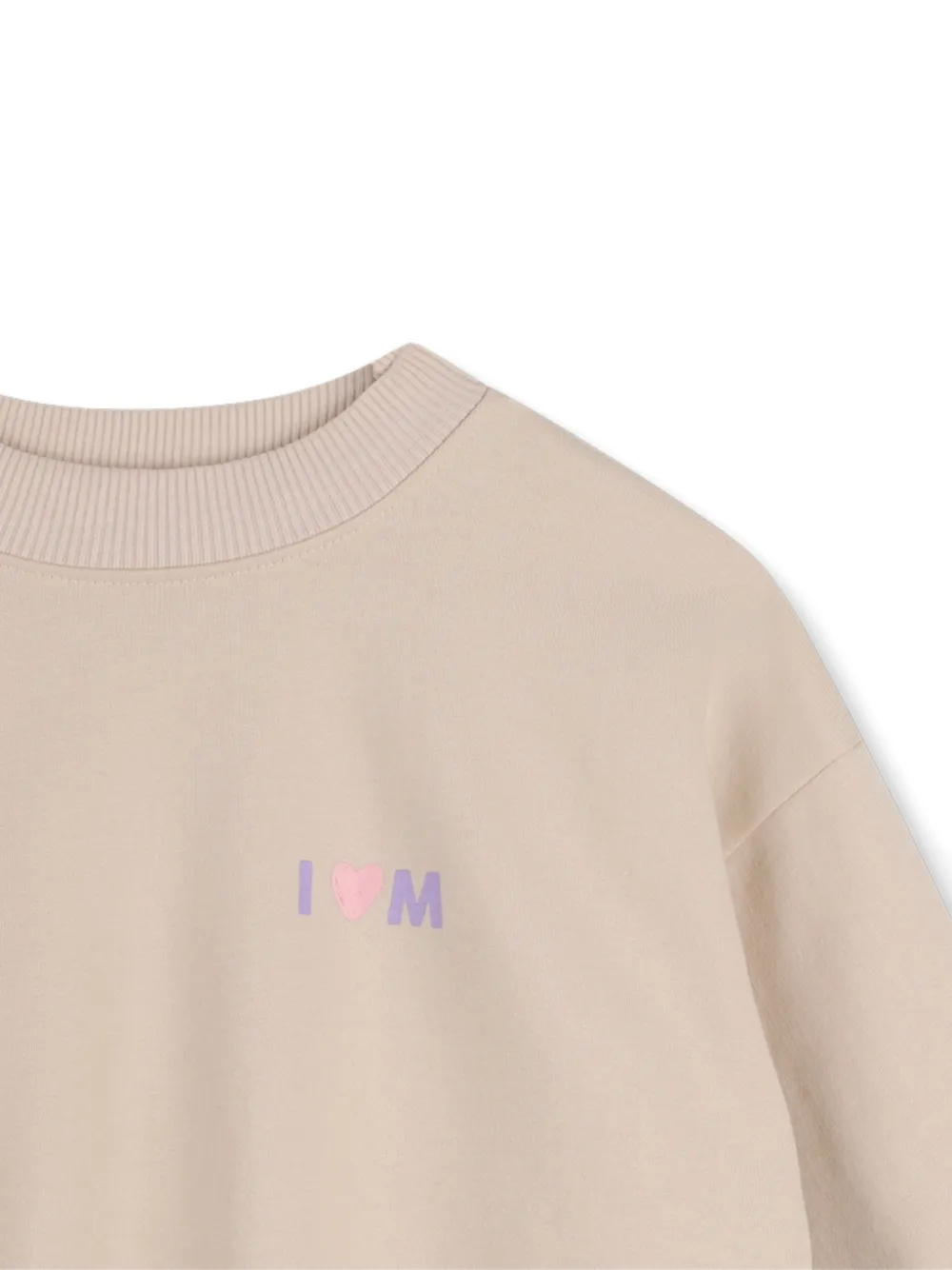 Billieblush Trui met elastische afwerking en logo-print Beige