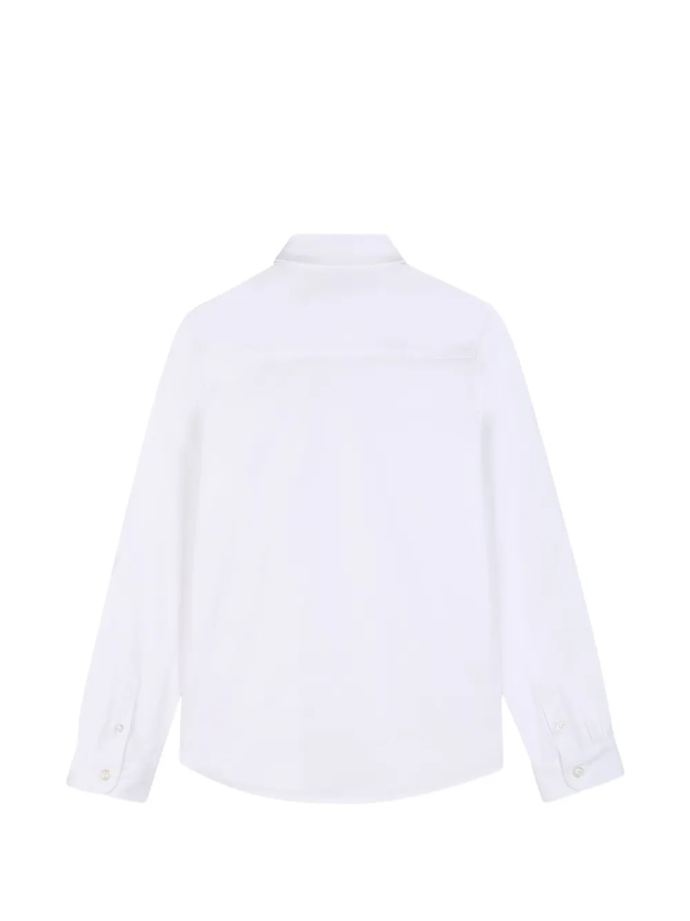 BOSS Kidswear Shirt met lange mouwen Wit