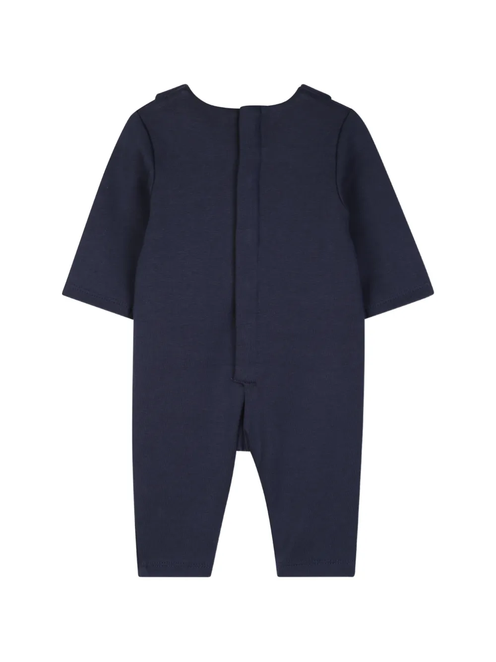 BOSS Kidswear Gelaagde jumpsuit met knopen Blauw