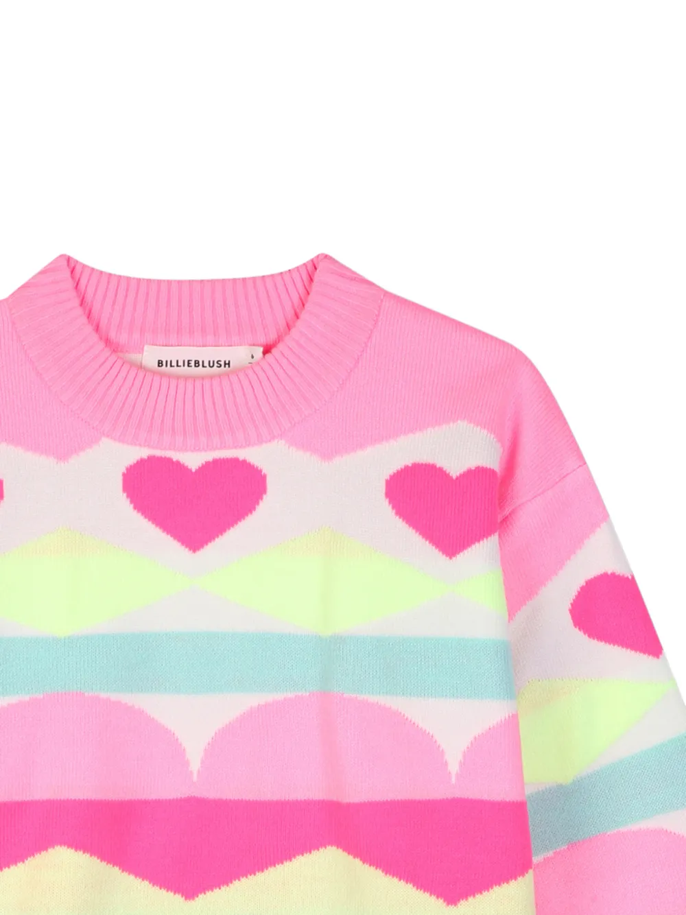 Billieblush Trui met hart-intarsia Roze