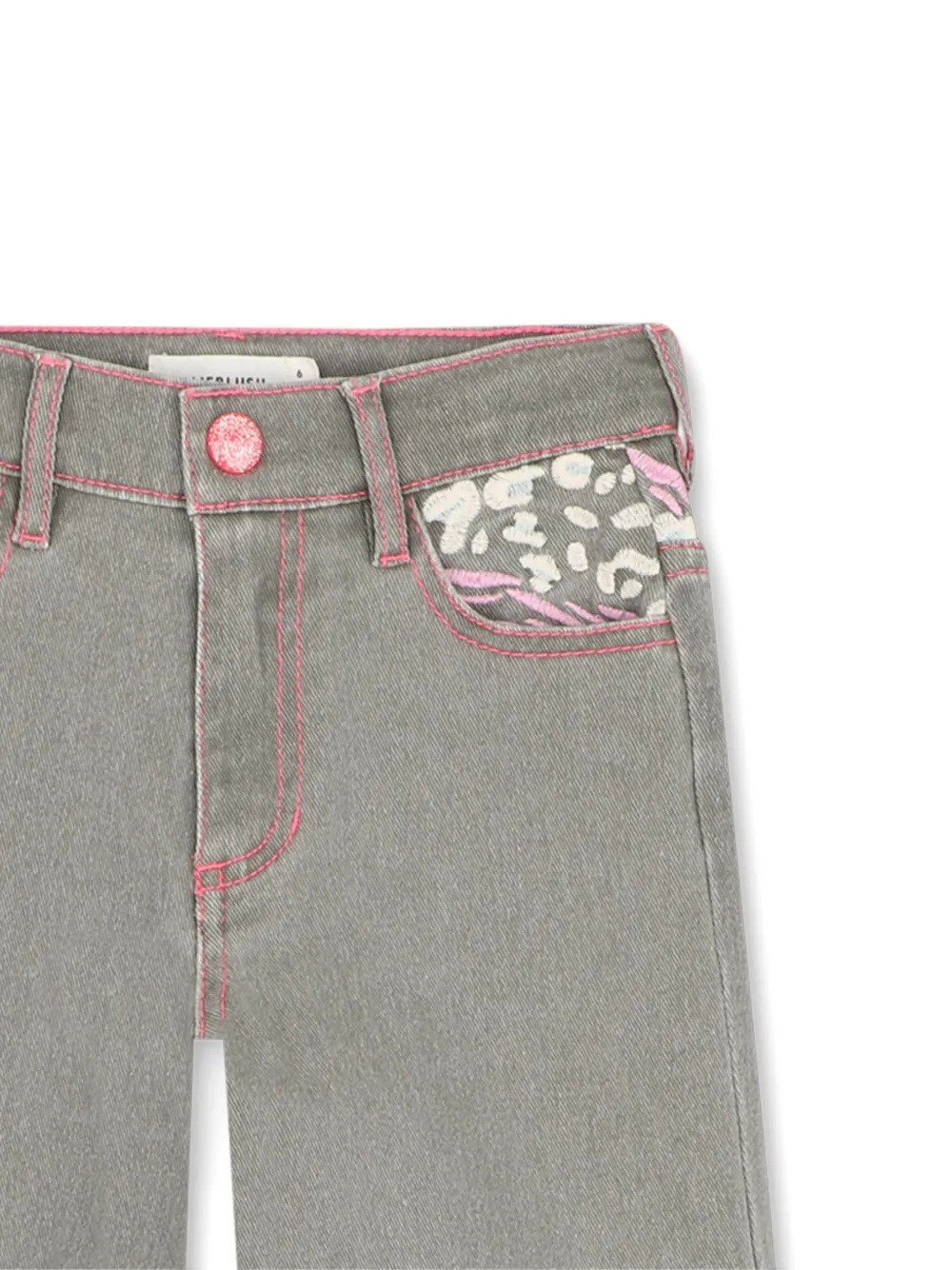 Billieblush Jeans met luipaardprint Grijs