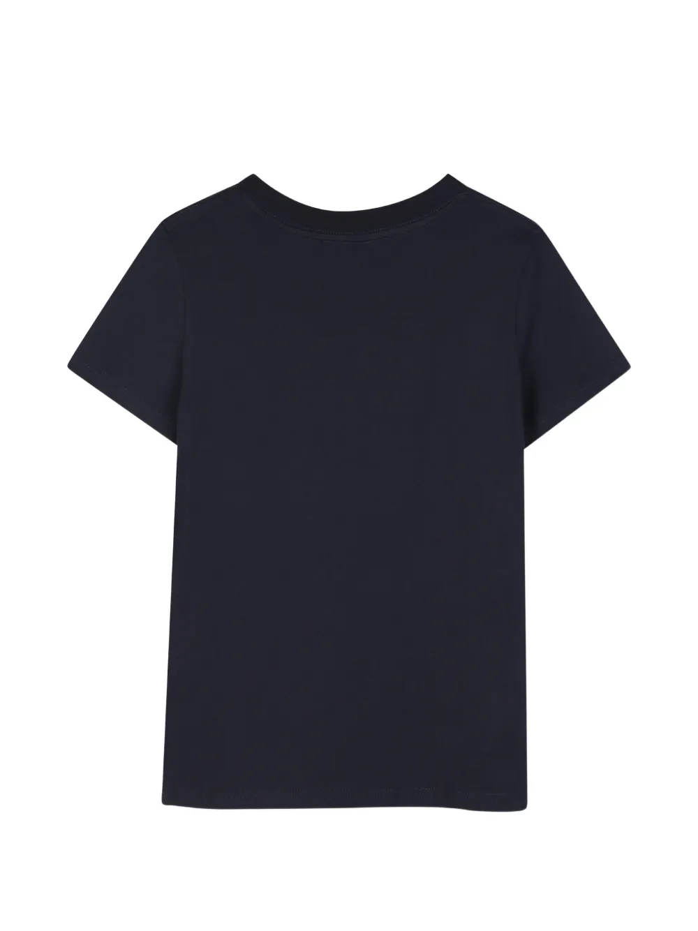 Chloé Kids T-shirt met logoprint en korte mouwen Blauw