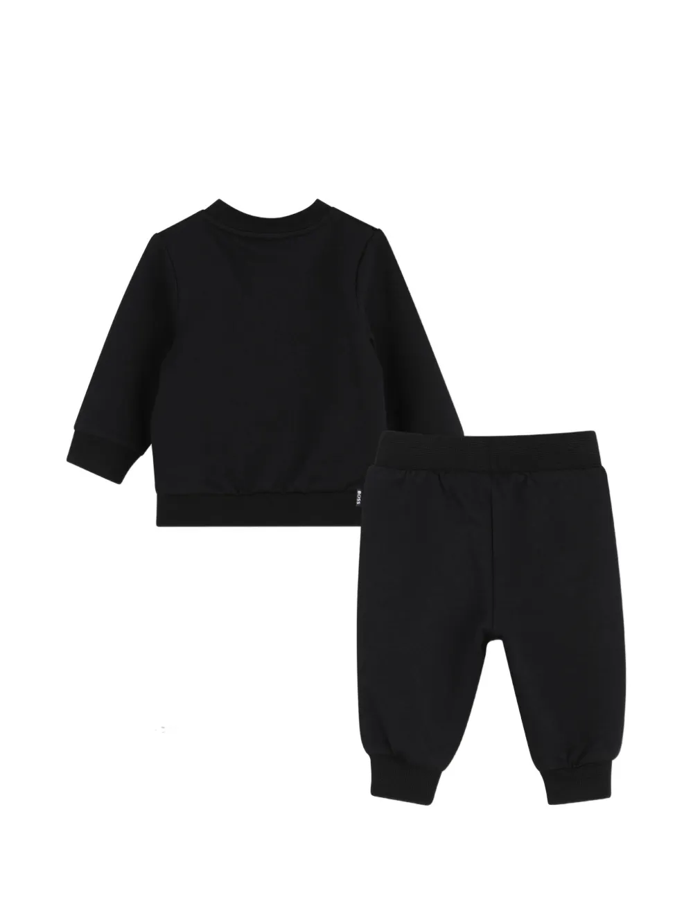 BOSS Kidswear Trainingspak met logopatch Zwart