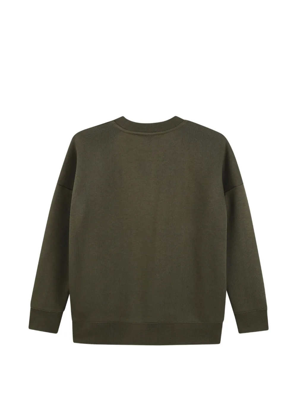 BOSS Kidswear Sweater met logopatch Groen