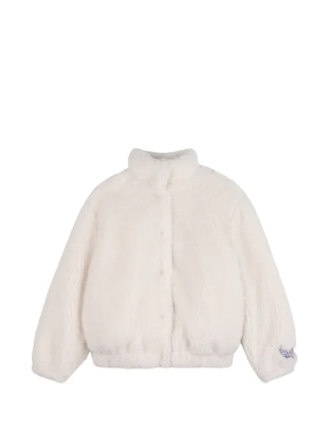 Billieblush faux-shearling high-neck jacket