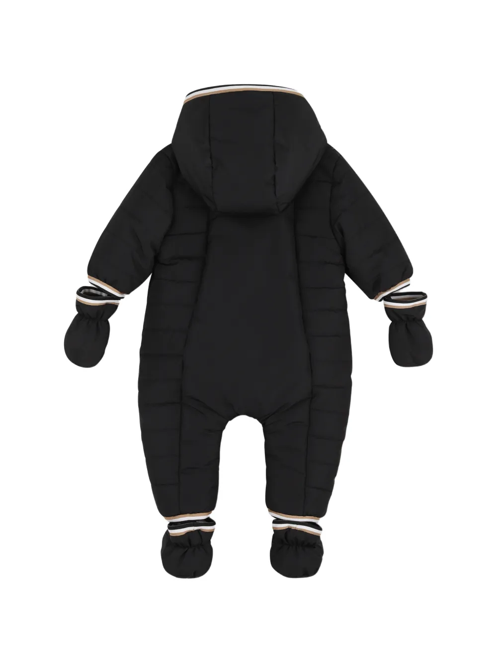 BOSS Kidswear Gewatteerd skipak Zwart