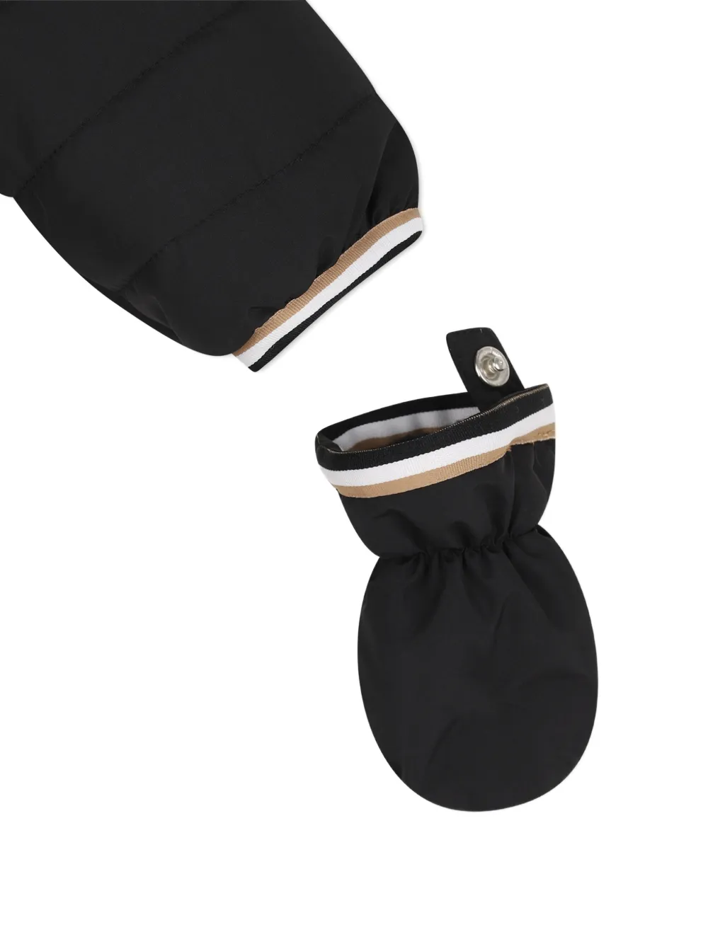 BOSS Kidswear Gewatteerd skipak Zwart