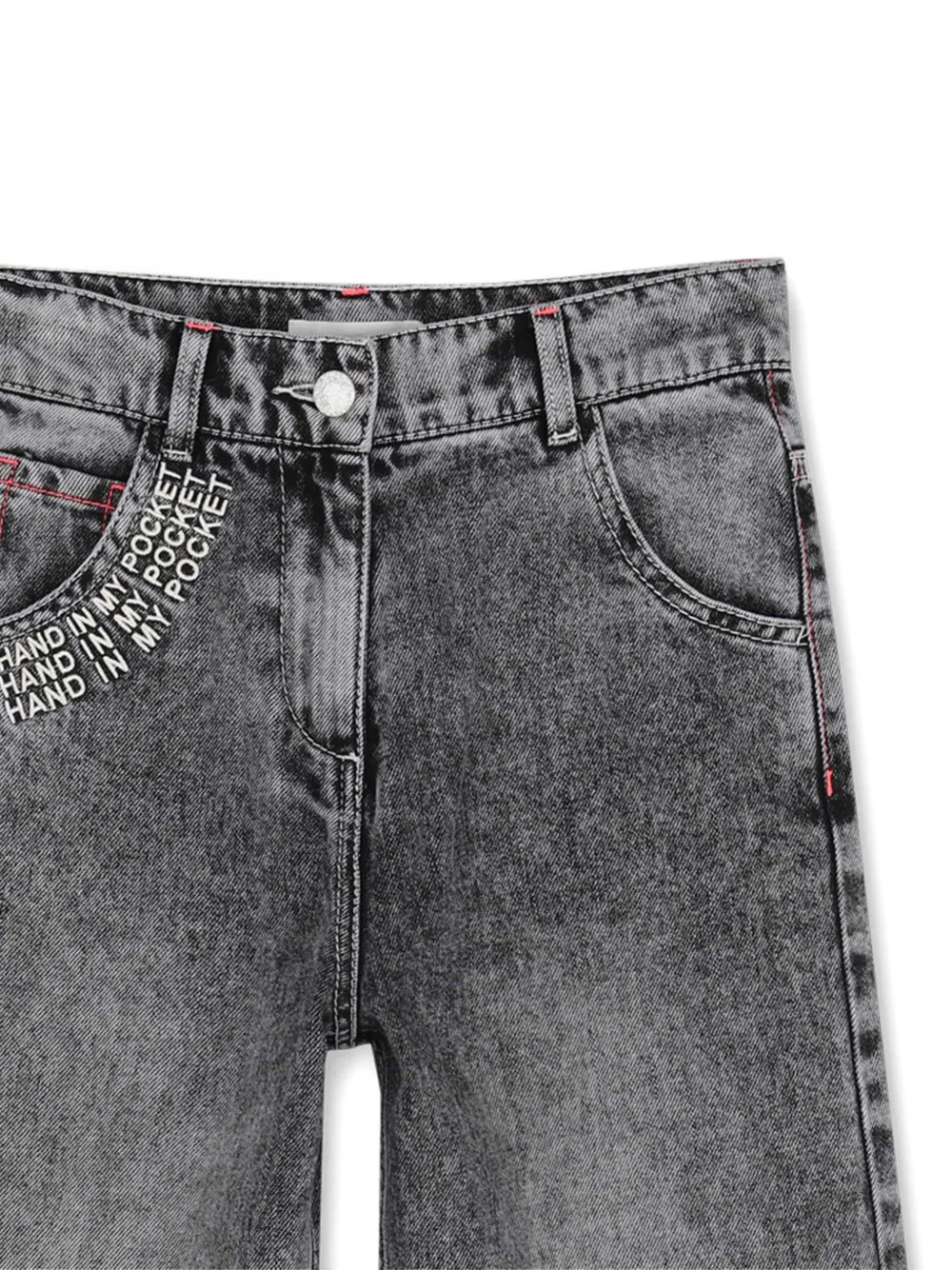 Billieblush Jeans met wijde pijpen Grijs