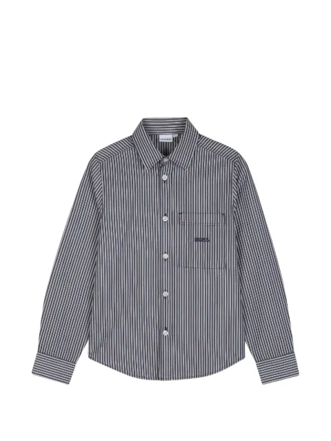 BOSS Kidswear camisa con motivo de rayas verticales