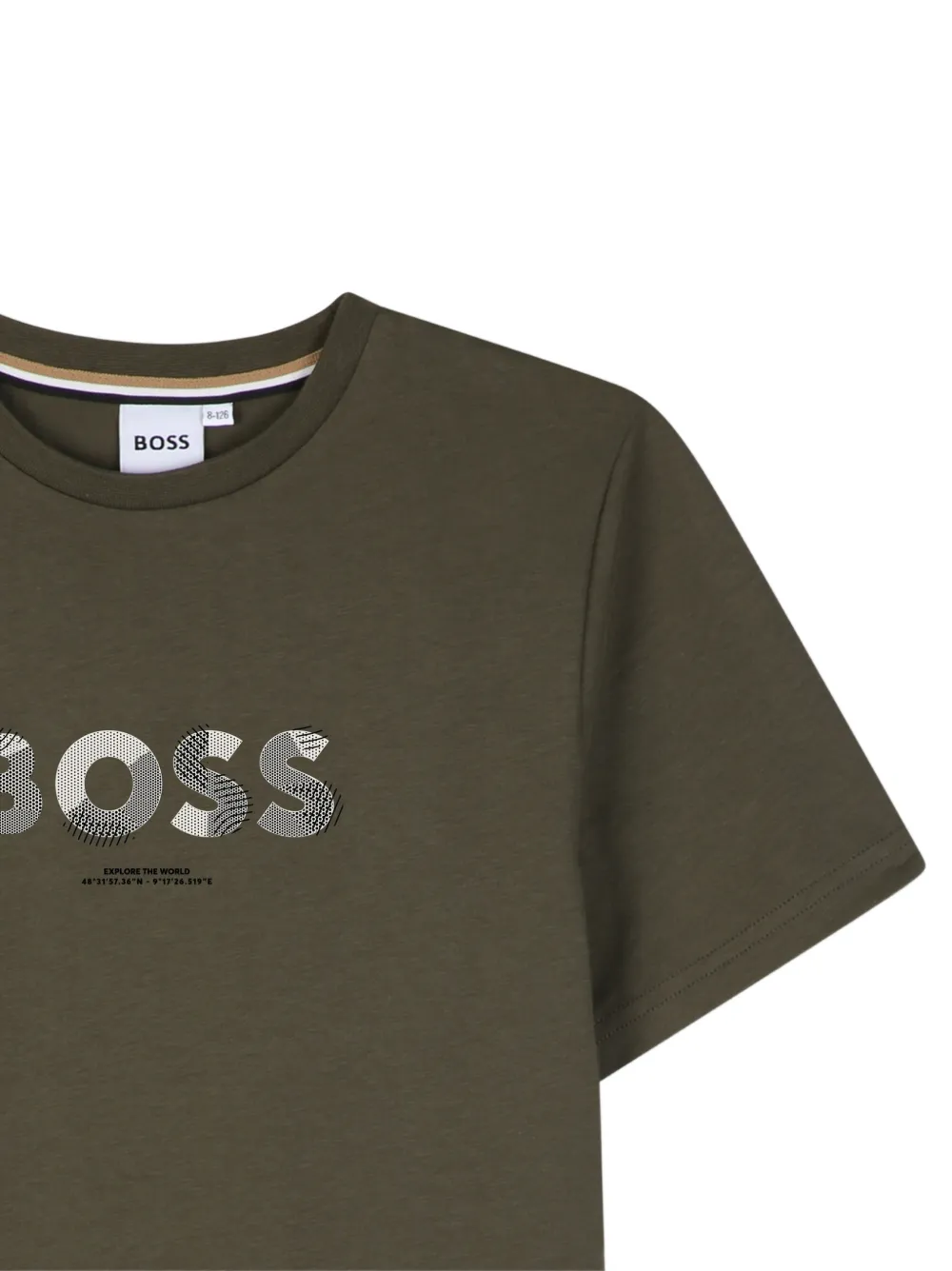 BOSS Kidswear T-shirt Groen